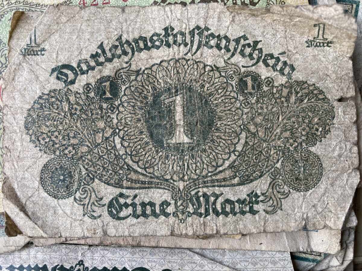 Germania 1 marcă 1920 bancnotă cu licitație de la 1 ban! Germania 1 marcă 1920 bancnotă cu licitație de la 1 ban!