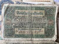 Germany 10 Mark 1920 Banknote with a starting bid of 1 cent!