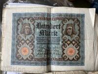 Germany 100 Mark 1920 Banknote with a starting bid of 1 cent!
