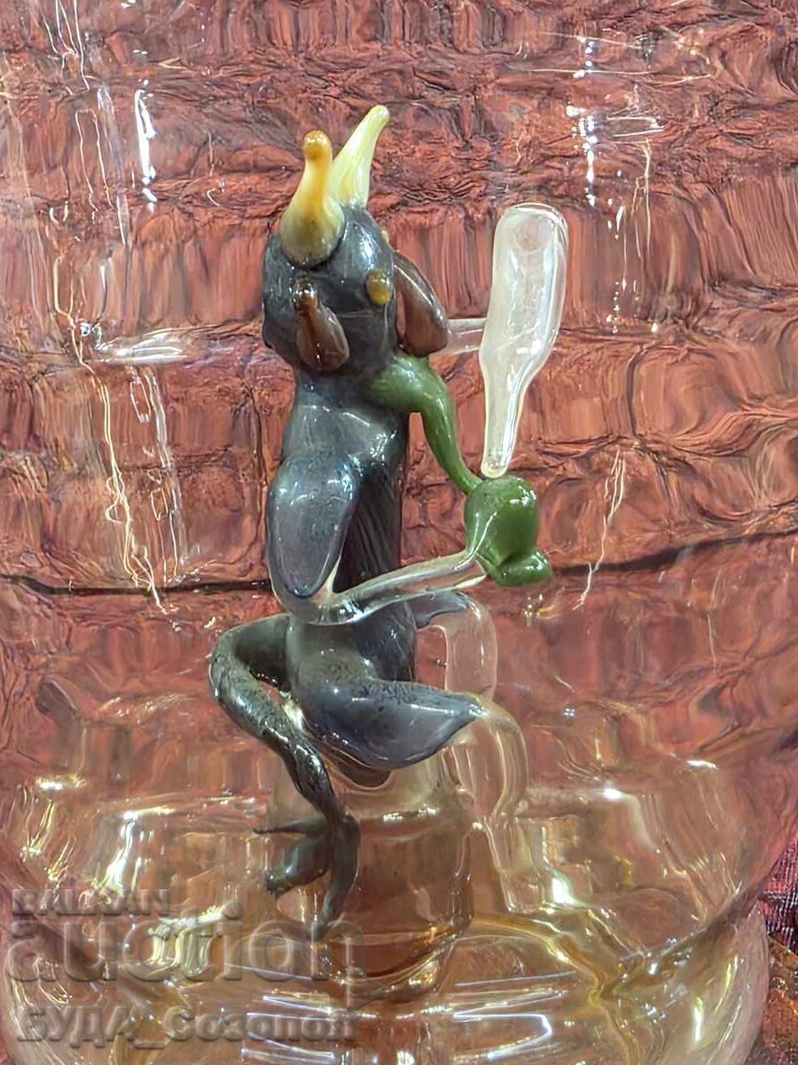 Livrarea Carafă lucrată manual cu figurină de diavol în interior, URSS Livrarea Carafă lucrată manual cu figurină de diavol în interior, URSS