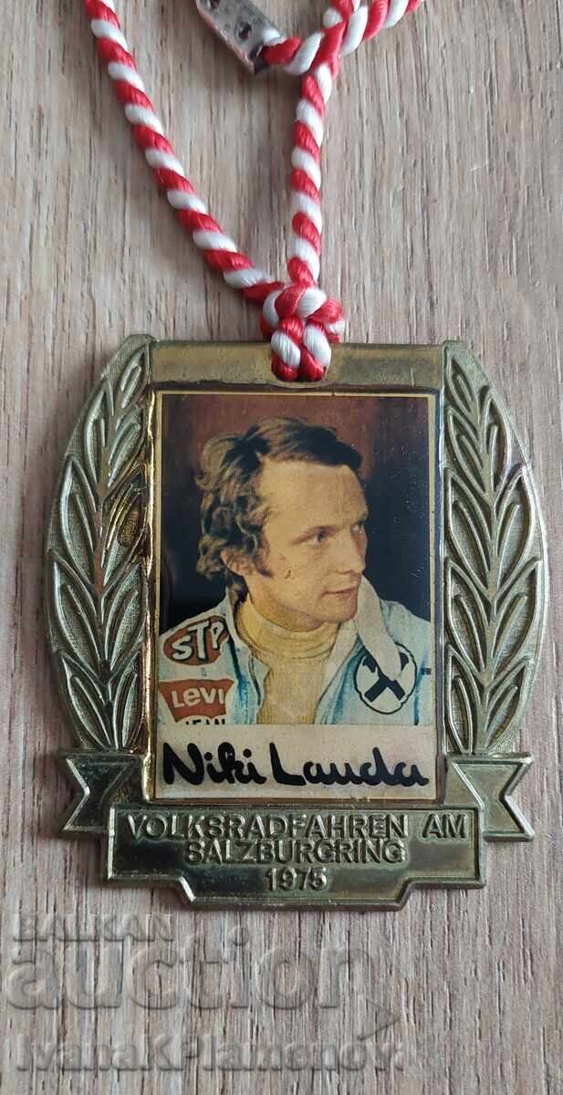 Σήμα μετάλλιο πιλότου φόρμουλας για συλλέκτες