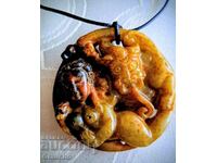 Pure Jade! Pendant/Amulet for Wealth and Success