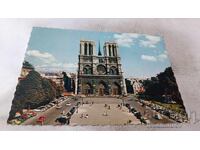 Cartolină poștală Paris Notre-Dame Place du Parvis