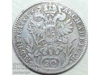 20 кройцера 1783 Австрия Йозеф II В-Кремниц - рядка година