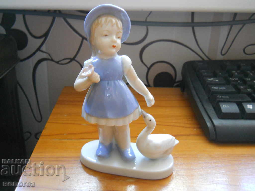 Porcelain figurine Porcelain figurine