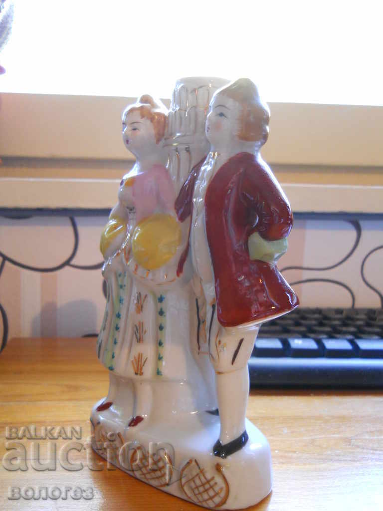 Veche bază de porțelan pentru lampă budoar - Japonia cu preț 45.00 BGN | € 23.01 Veche bază de porțelan pentru lampă budoar - Japonia cu preț 45.00 BGN | € 23.01