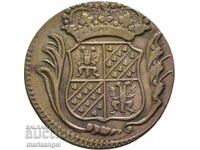 Olanda 1 Duit 1770 Groningen - LITERE MICI - tip rar