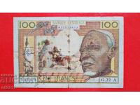 Bancnotă de 100 franci Africa Ecuatorială