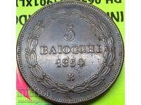 5 bayochi 1854 Vatican 40mm 39.67g Pius IX