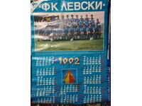 "FC Levski" Calendar 1992