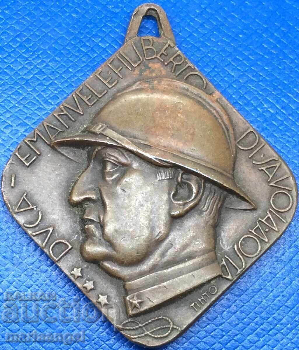 Medal Italy 1937 Duce Emmanuel Filiberto - 7