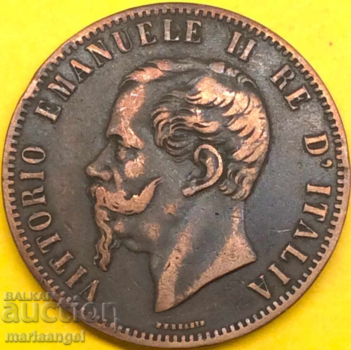 Δημοπρασία 10 Centesimi 1863 Ιταλία 30mm Victor Emmanuel Δημοπρασία 10 Centesimi 1863 Ιταλία 30mm Victor Emmanuel