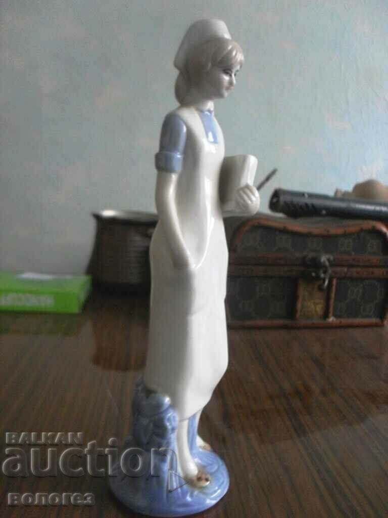 Licitație Statuetă din porțelan - imitație Lladró