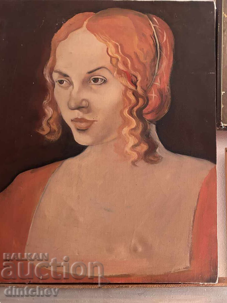 Portret de femeie, m/c cu preț € 25.00 | 48.90 BGN