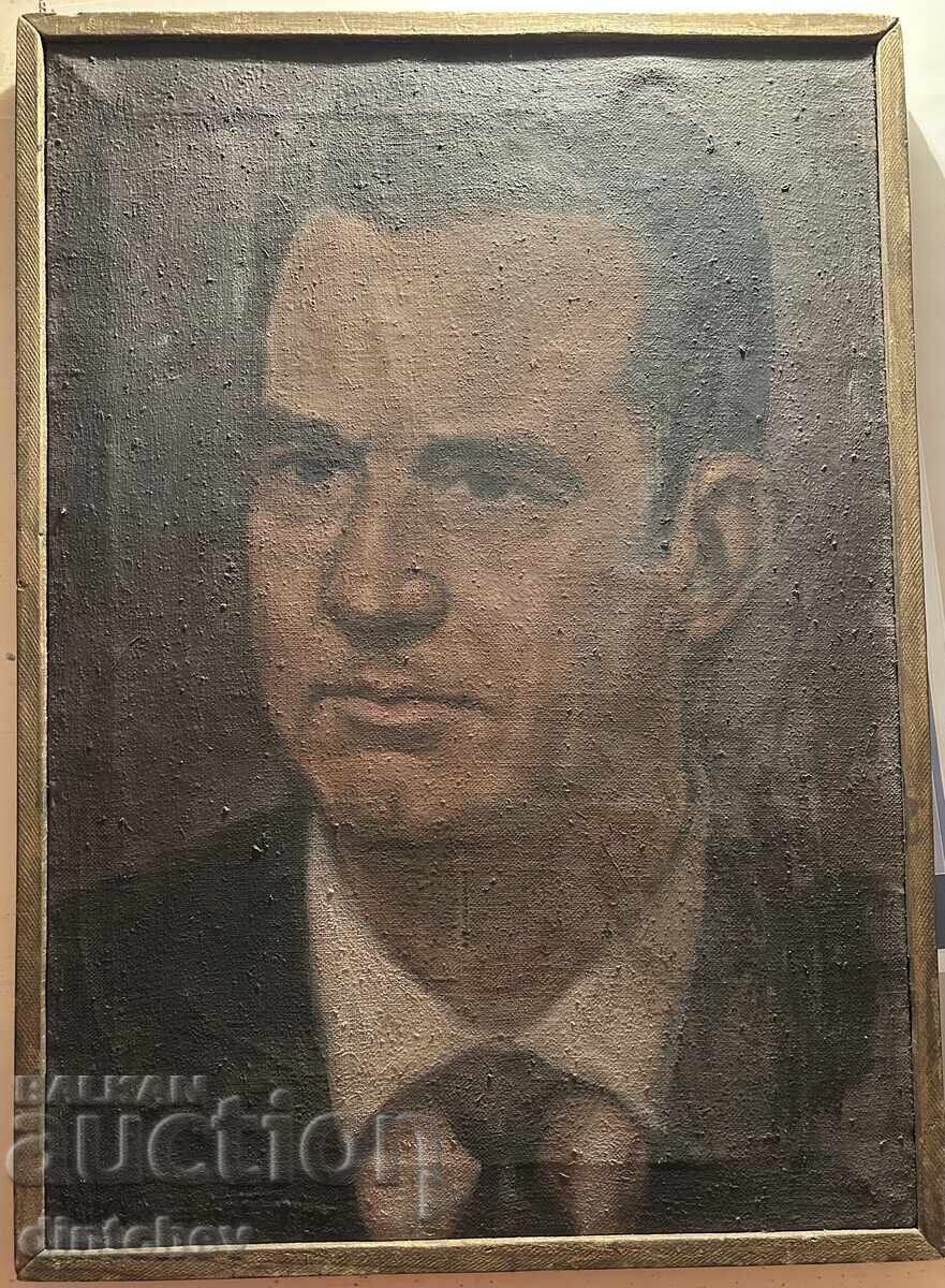 K. Nekezov - Portret de bărbat, m/b K. Nekezov - Portret de bărbat, m/b