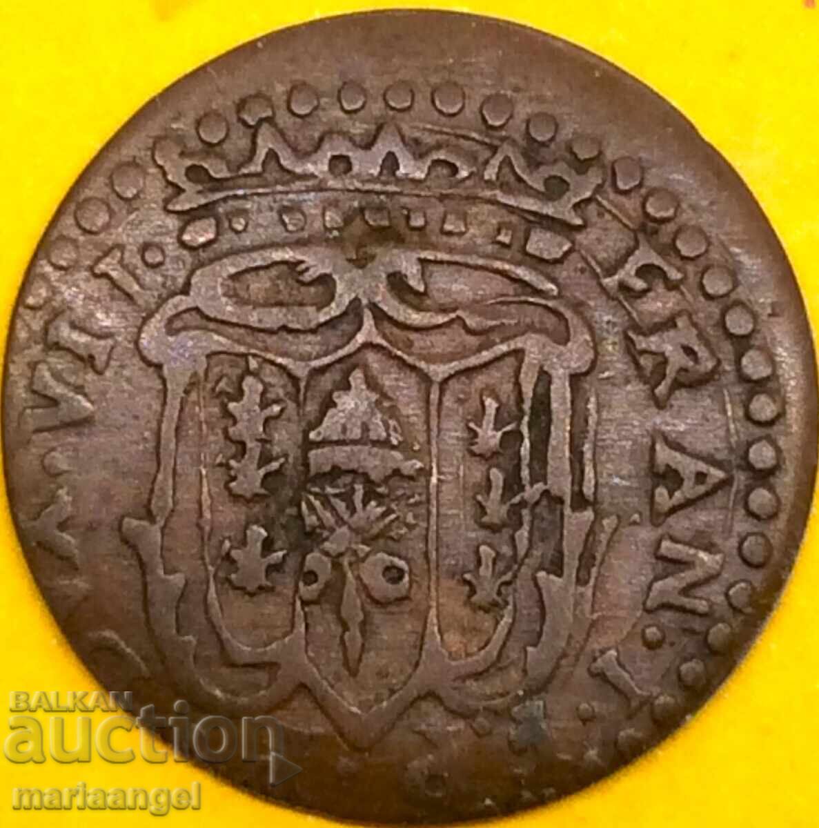 Sessino Francesco Farnese 1700-1727 Piacenza Italia aramă - 6 Sessino Francesco Farnese 1700-1727 Piacenza Italia aramă - 6