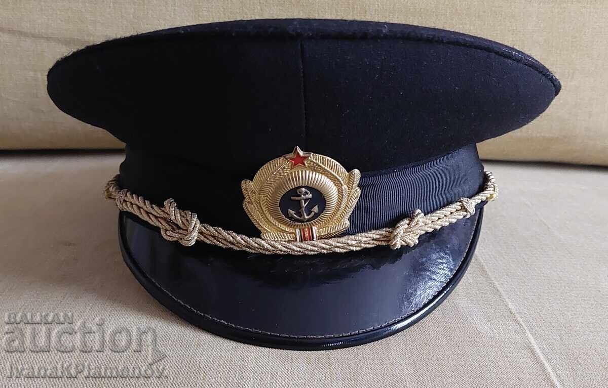 Șapcă ofițerească din epoca socialistă Bulgaria pentru colecționari