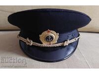 Șapcă ofițerească din epoca socialistă Bulgaria pentru colecționari