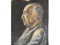 Portret de bărbat - Ulei pe lemn, Hristo Todorov?