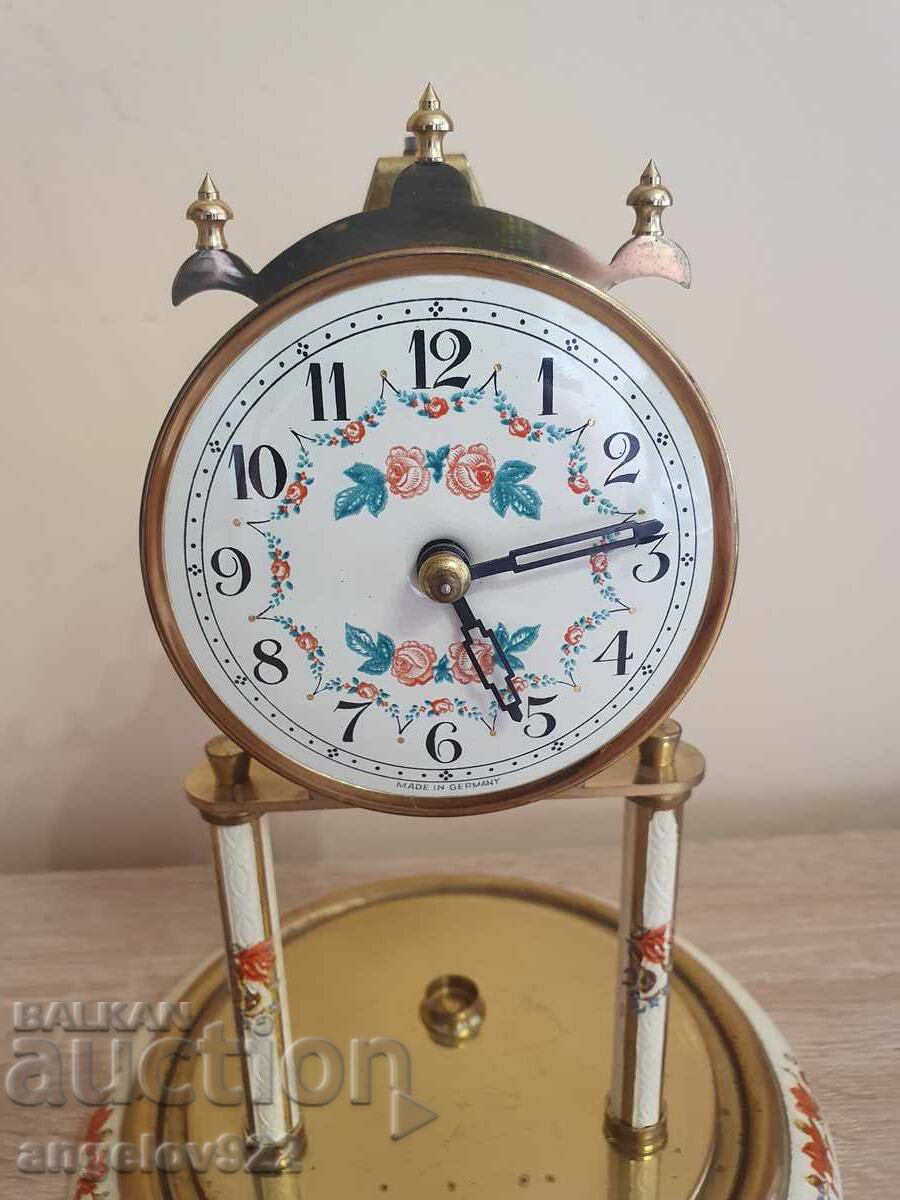 Δημοπρασία Γερμανικό μηχανικό επιτραπέζιο ρολόι με στρέψη!!!