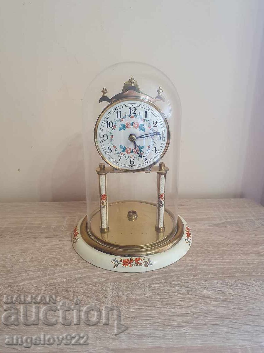 Γερμανικό μηχανικό επιτραπέζιο ρολόι με στρέψη!!!