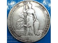 Μεγάλη Βρετανία 1 Florin 1906 Edward VII Silver