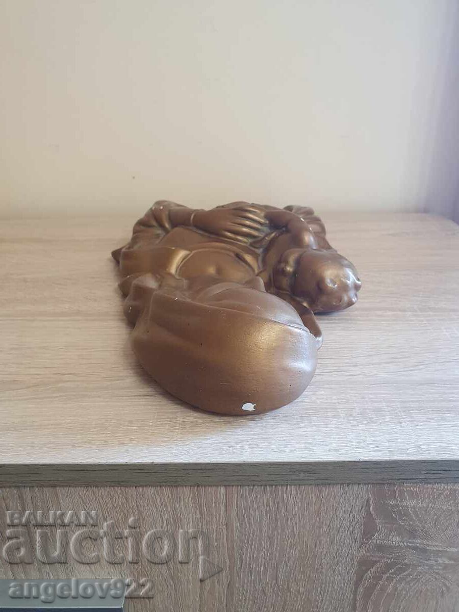 Massive plaster sculpture of the Virgin Mary with the Infant Christ - 5