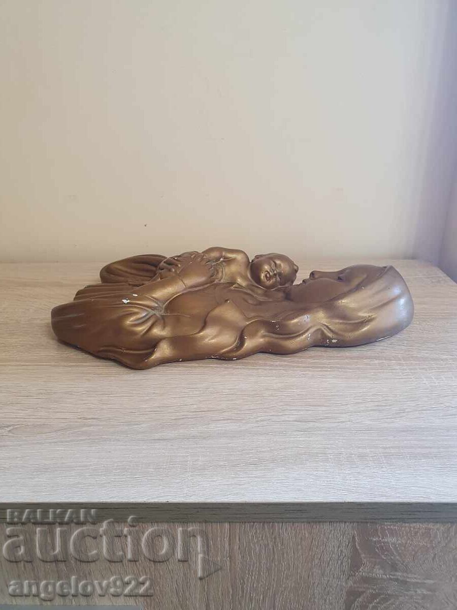 Massive plaster sculpture of the Virgin Mary with the Infant Christ - 6