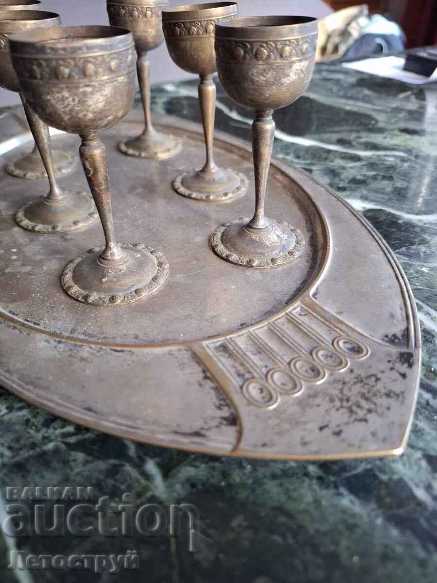 From 1st, Liqueur set, Art Deco. Circa 1930 with price 26.00 BGN | € 13.29 From 1st, Liqueur set, Art Deco. Circa 1930 with price 26.00 BGN | € 13.29