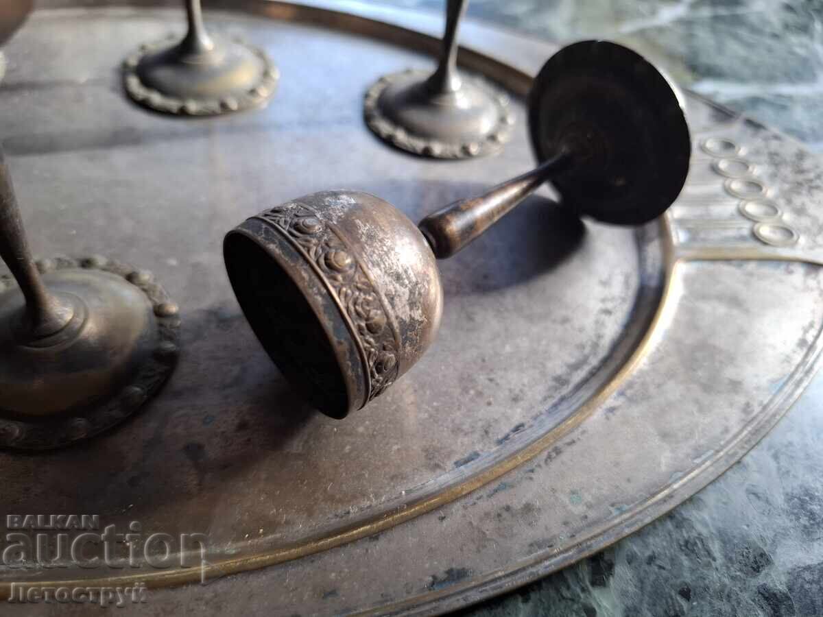 From 1st, Liqueur set, Art Deco. Circa 1930 - 6 From 1st, Liqueur set, Art Deco. Circa 1930 - 6