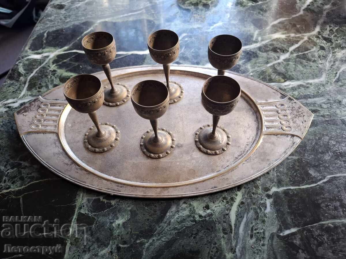 From 1st, Liqueur set, Art Deco. Circa 1930 From 1st, Liqueur set, Art Deco. Circa 1930