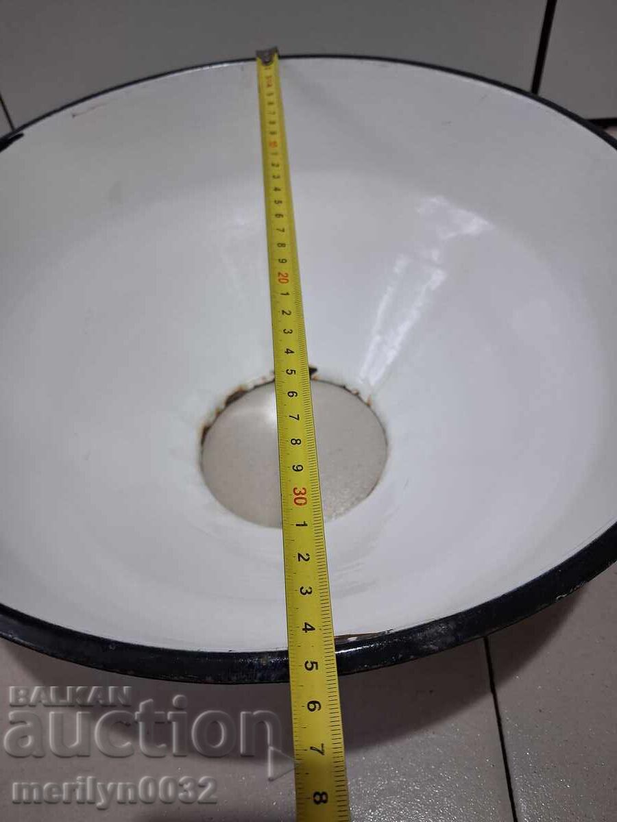 Double-sided enameled reflector lamp enamel 60s-70s - 6