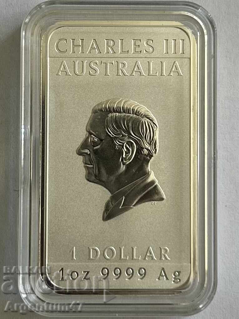 Delivery of SILVER 1 OZ 2025 AUSTRALIA - BAR DRAGON Delivery of SILVER 1 OZ 2025 AUSTRALIA - BAR DRAGON
