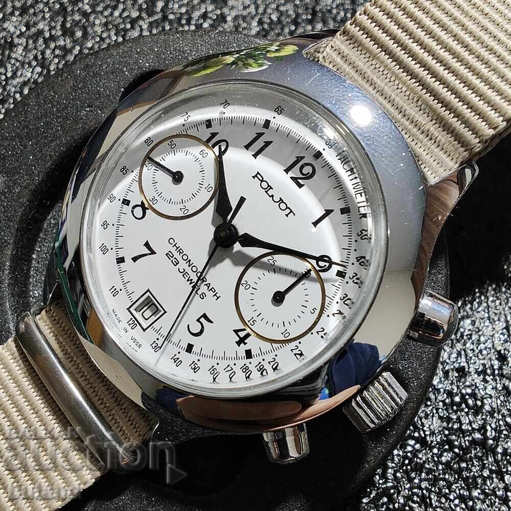 Δημοπρασία Σοβιετικό Ρολόι Poljot Chronograph 3133 Πολετ Χρονογράφος Δημοπρασία Σοβιετικό Ρολόι Poljot Chronograph 3133 Πολετ Χρονογράφος