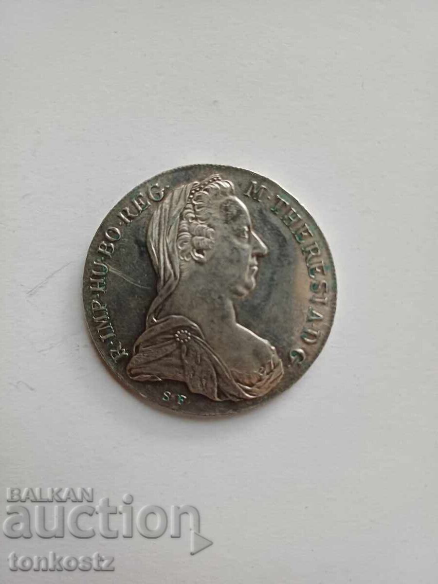 Auction  Silver coin 1780
