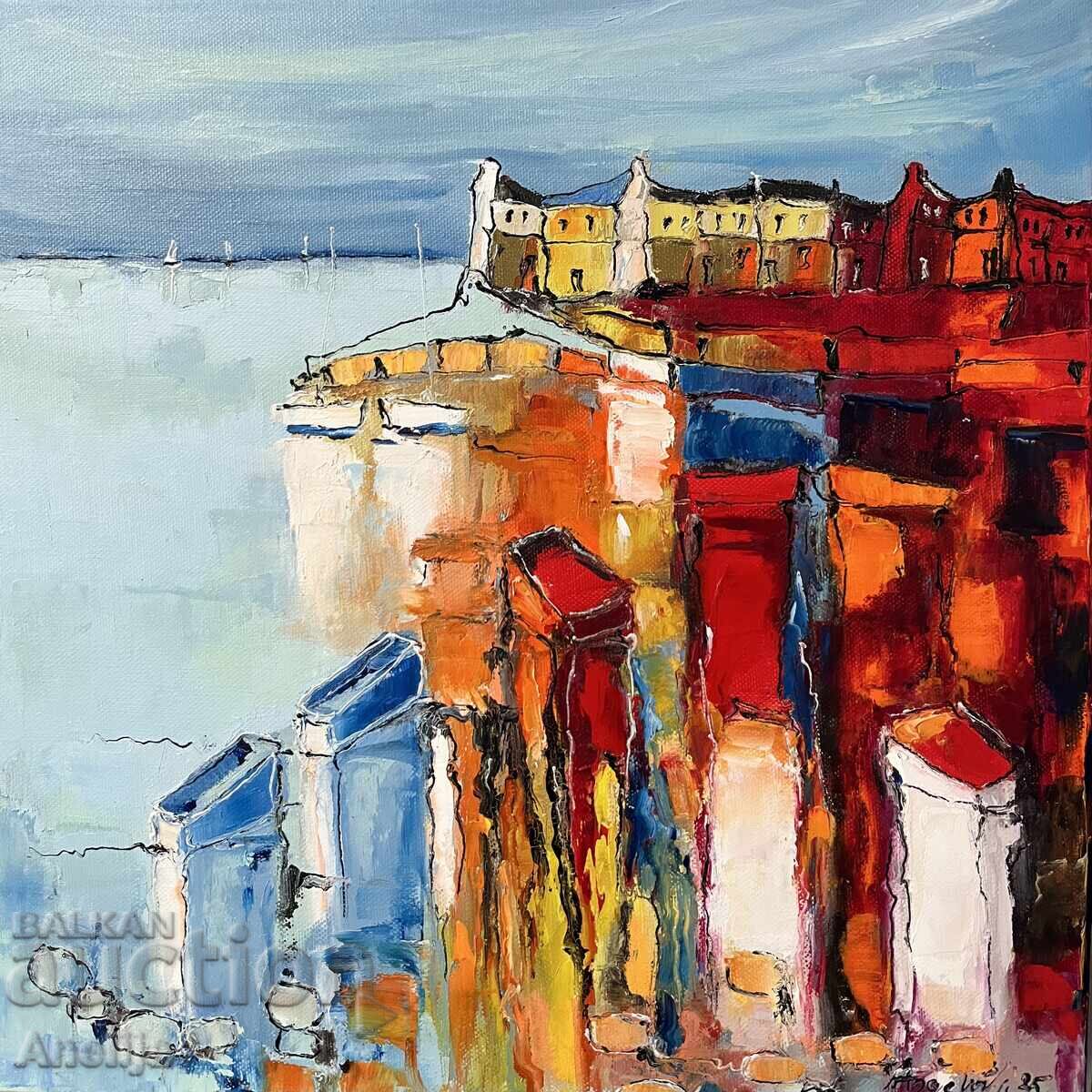 Peisaj marin abstract Sozopol