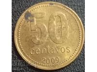 50 centavos Αργεντινή 2009