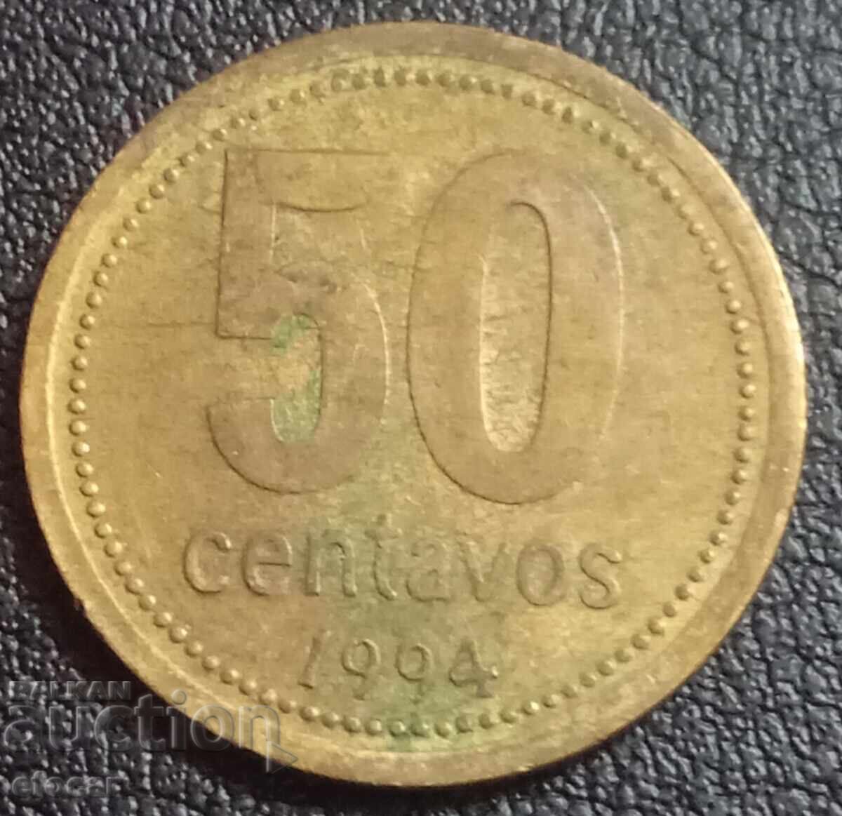 50 Centavos Argentina 1994 50 Centavos Argentina 1994