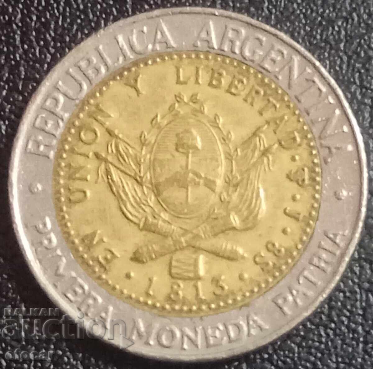 1 песо Аржентина 1995 с цена 1.25 лв. | € 0.64 1 песо Аржентина 1995 с цена 1.25 лв. | € 0.64