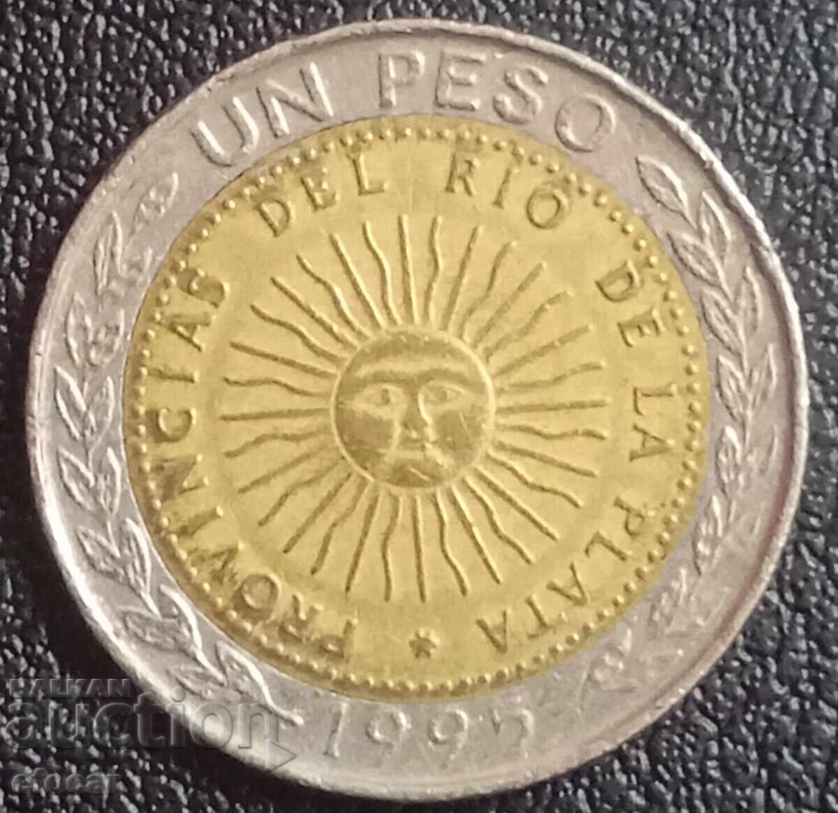 1 песо Аржентина 1995 1 песо Аржентина 1995