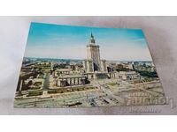 Postcard Warsaw Palace of Culture and Science