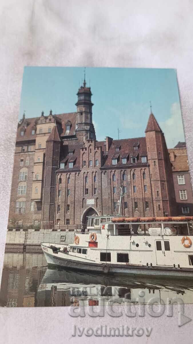 Postcard Gdansk Poznogotycka Brama Manacka Postcard Gdansk Poznogotycka Brama Manacka