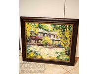 Υπέροχος πίνακας "Τρίβνα" - Ζωγράφος Καλίν Ανγκέλοφ