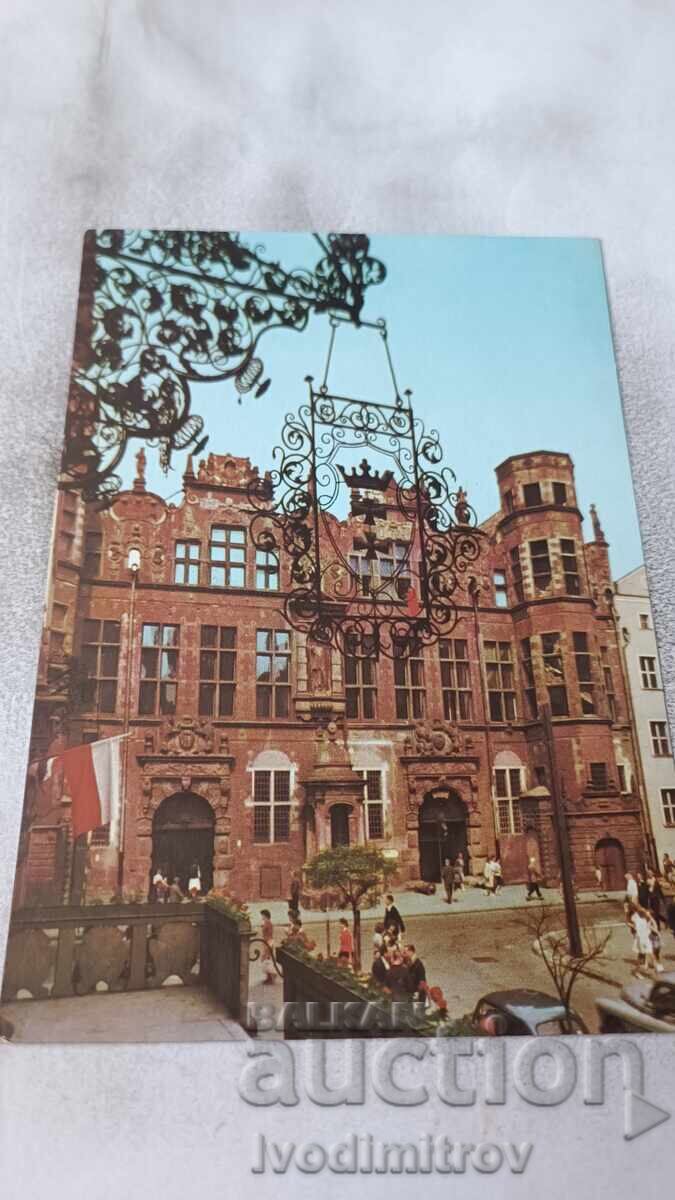 Cartolină poștală Gdansk Zbrojowina Wzniesiona