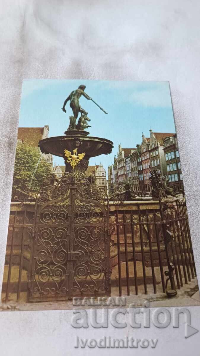 Пощенска картичка Gdansk Fontanna Neptuna Пощенска картичка Gdansk Fontanna Neptuna