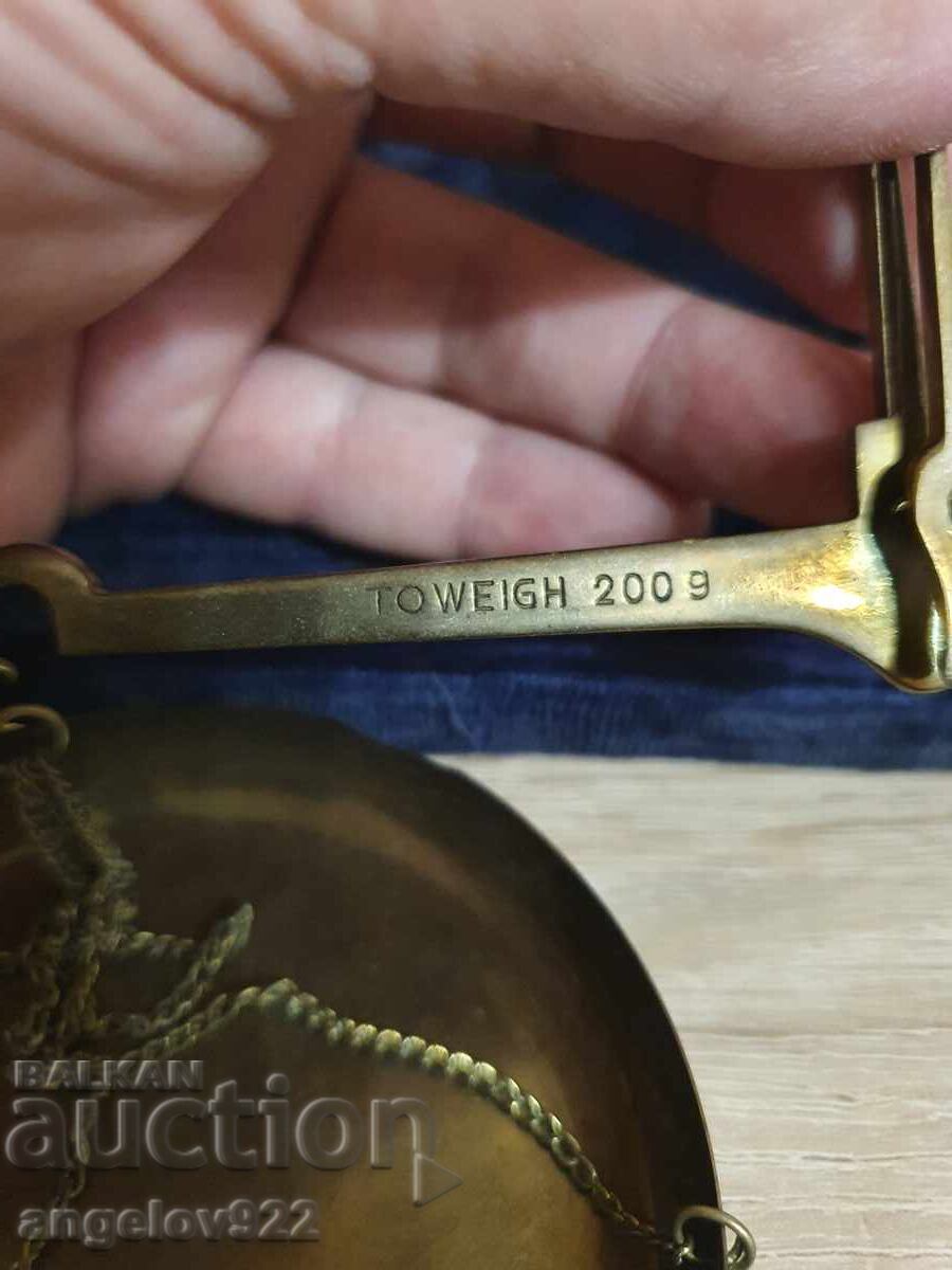 Cântar de farmacie vintage din bronz!!! - 5 Cântar de farmacie vintage din bronz!!! - 5