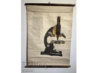 Соц Учебен Плакат Табло Микроскоп