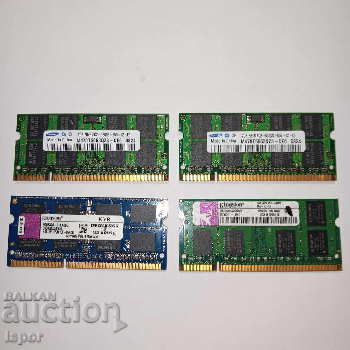 RAM pentru laptop 4 x 2 GB