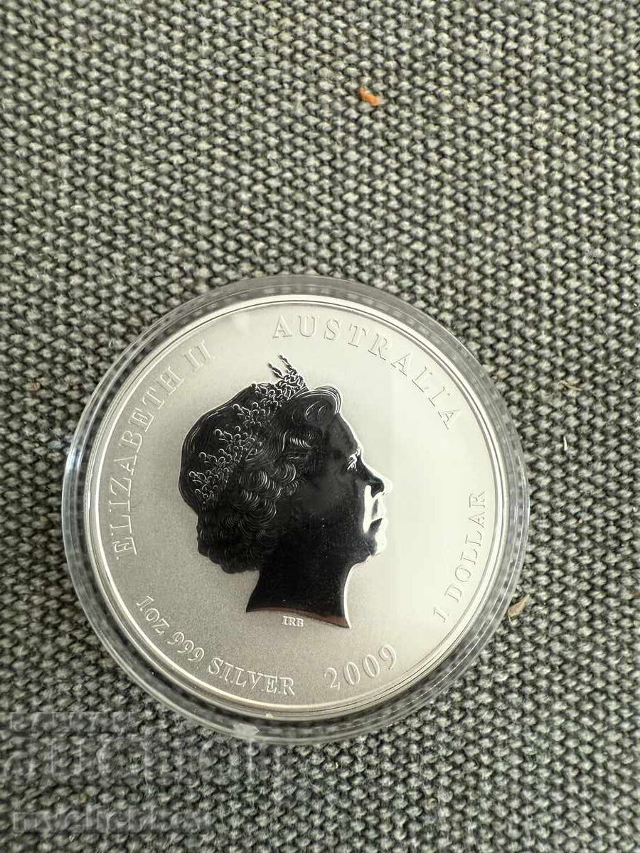 SILVER 1 OZ 2021 ΑΥΣΤΡΑΛΙΑ - ΣΕΛΗΝΙΚΟ ΕΤΟΣ ΤΟΥ ΒΟΥΦΑΛΟΥ - 5