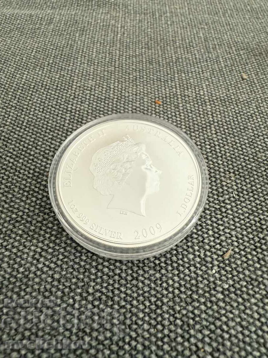SILVER 1 OZ 2021 ΑΥΣΤΡΑΛΙΑ - ΣΕΛΗΝΙΚΟ ΕΤΟΣ ΤΟΥ ΒΟΥΦΑΛΟΥ - 6